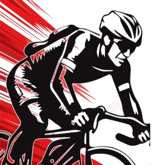 Ilustrasi pesepeda IFG Bike for Charity 2026