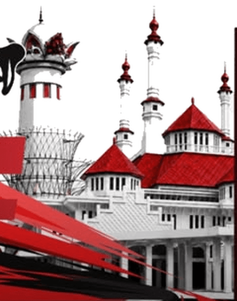Siluet Masjid Agung Tasikmalaya